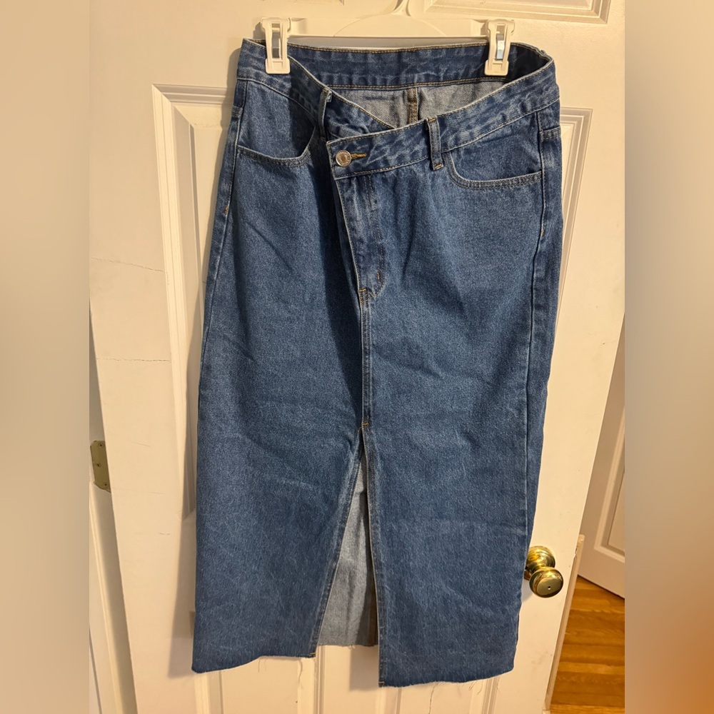 Long Jean skirt